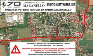 Parma Maranello rally 70° anniversary Montecchio Emilia 2017