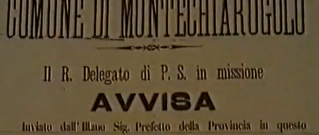MONTECHIARUGOLO filmato regista Primo Giroldini