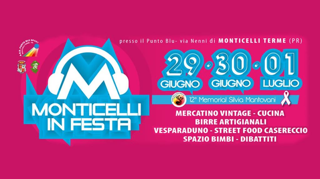 Monticelli Terme PR in festa presso il Punto Blu 2018