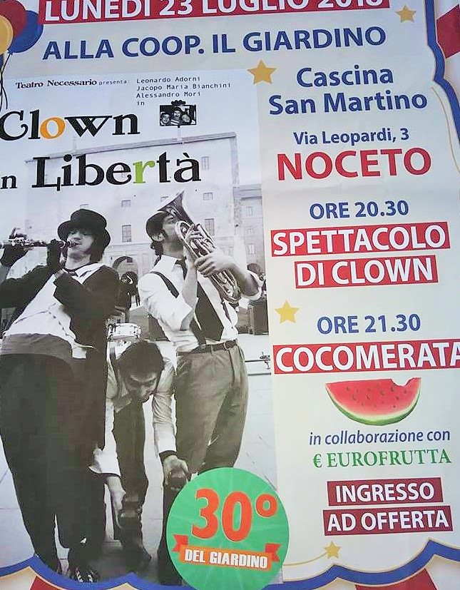 Clown in Libertà Noceto Parma 2018