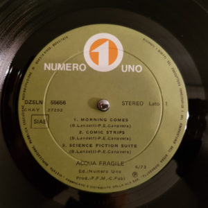 Franz Dondi Acqua Fragile dal 1970 Musica progressiva Parma