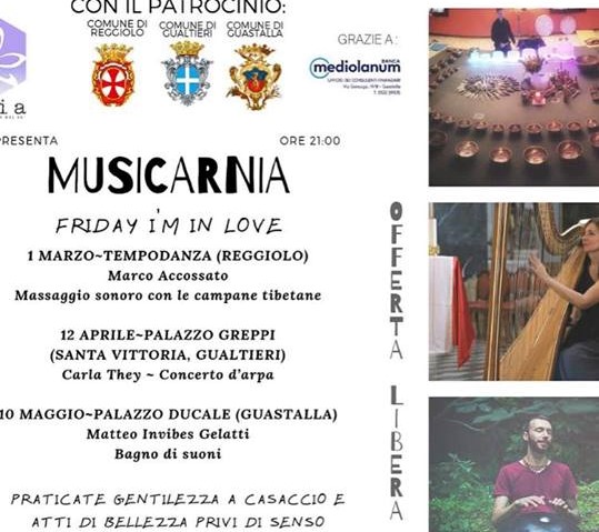 Carla They Arpista di Parma la cultura, l'arte e la musica