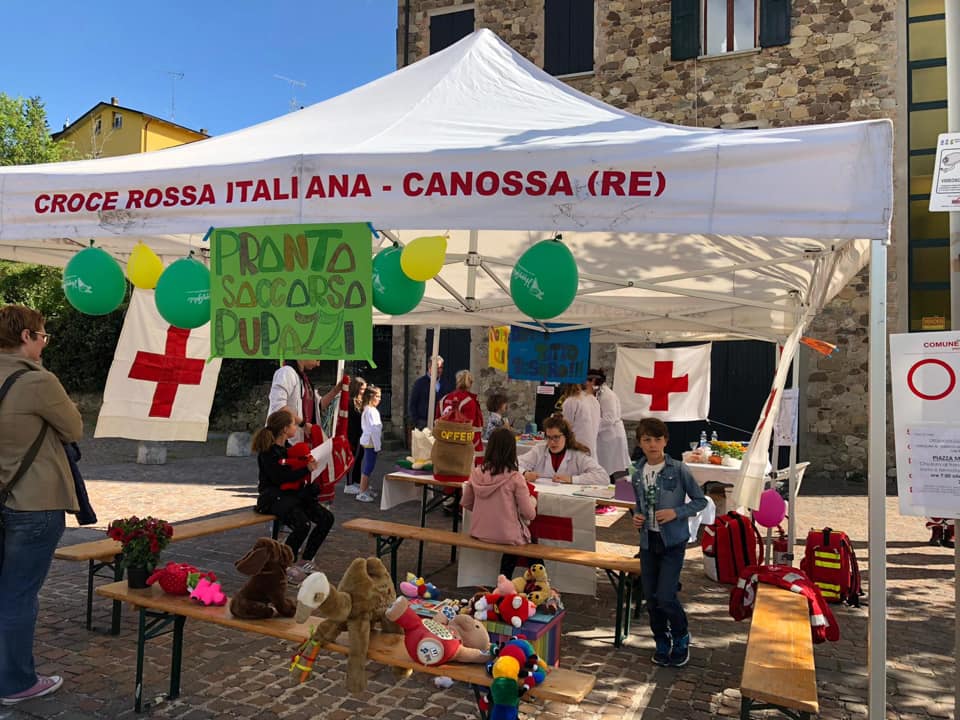  Croce Rossa Canossa San Polo pronto soccorso pupazzi