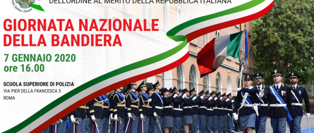 7 Gennaio 2020, festa della bandiera Tricolore Italiana