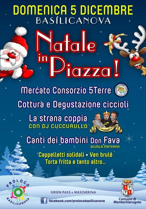 RO LOCO Basilicanova organizza Natale in Piazza 2021