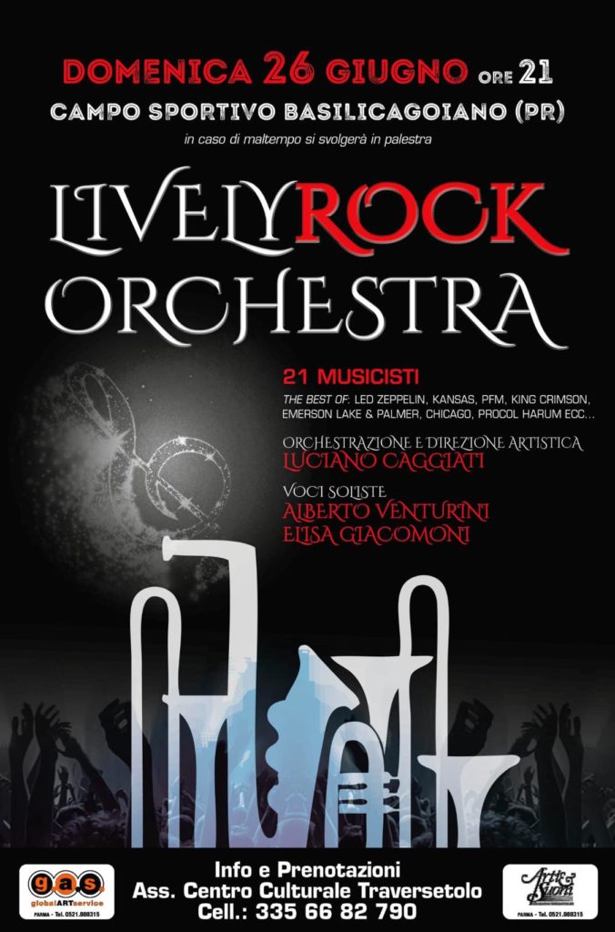 Lively Rock Orchestra campo sportivo Basilicagoiano 2022