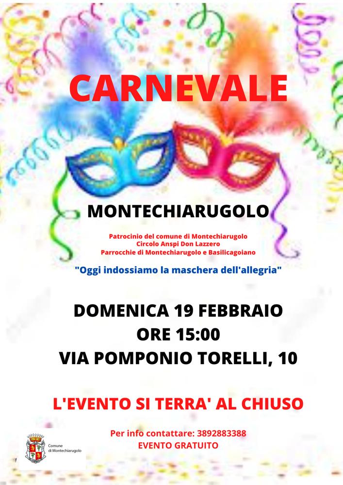 Carnevale in parrocchia a Montechiarugolo 2023 circolo Anspi