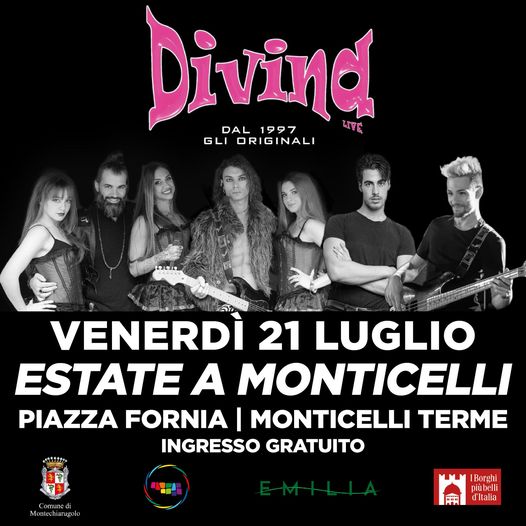 La “Divina band” in concerto a Monticelli luglio 2023