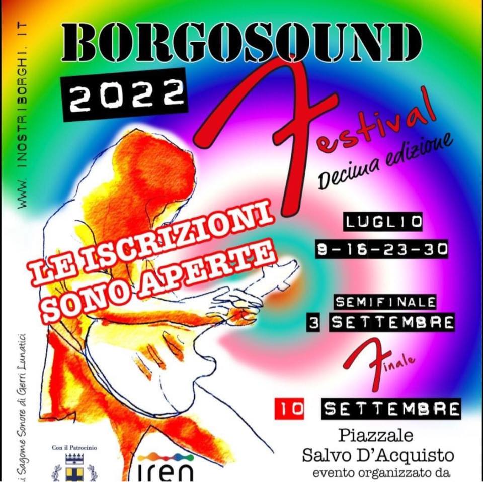 BorgoSound Festival è pronto per la finalissima: venerdì 15 settembre 2023