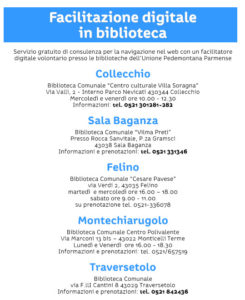 Pane e Internet Biblioteca Monticelli Terme