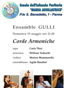 Ensamble Gulli, corde armoniche Parma 2019